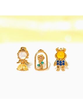 Disney Beauty & The Beast Earring Set